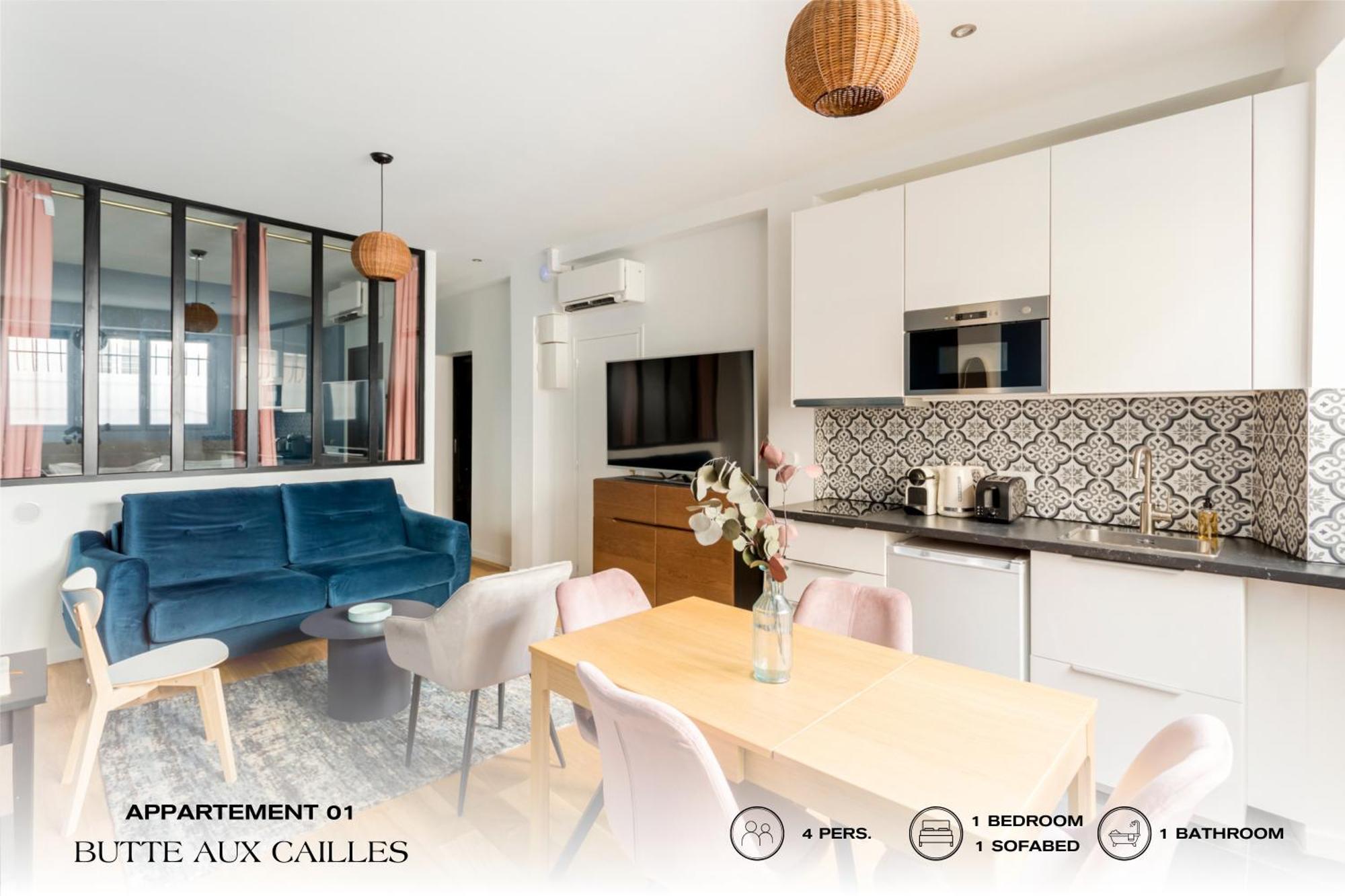 Апартаменты Beauquartier - Butte Aux Cailles I Париж Экстерьер фото