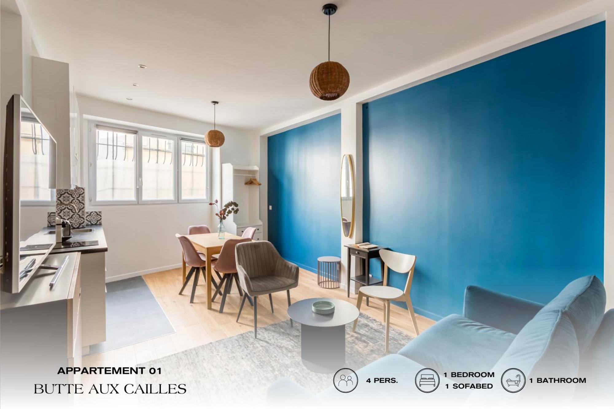 Апартаменты Beauquartier - Butte Aux Cailles I Париж Экстерьер фото