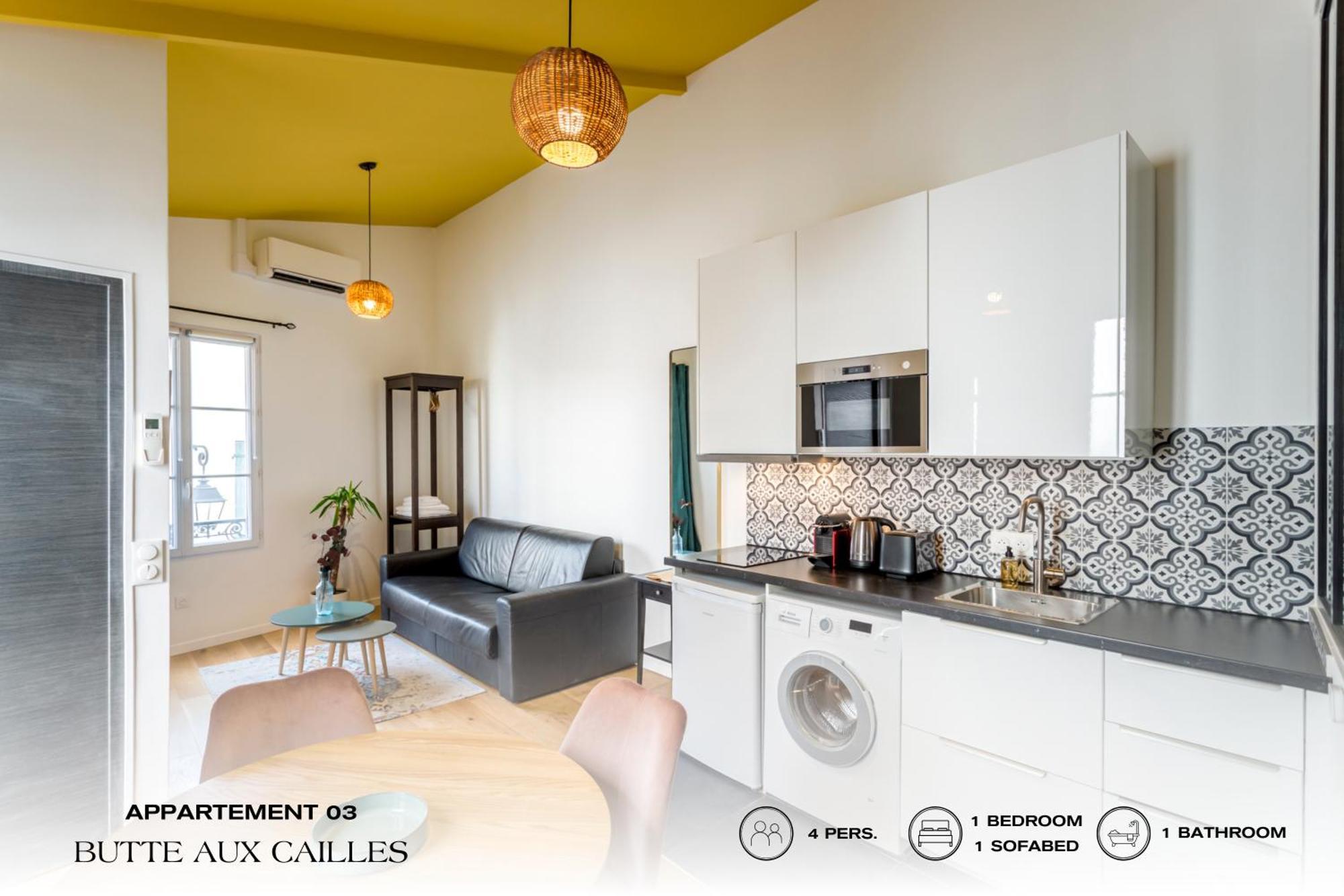 Апартаменты Beauquartier - Butte Aux Cailles I Париж Экстерьер фото