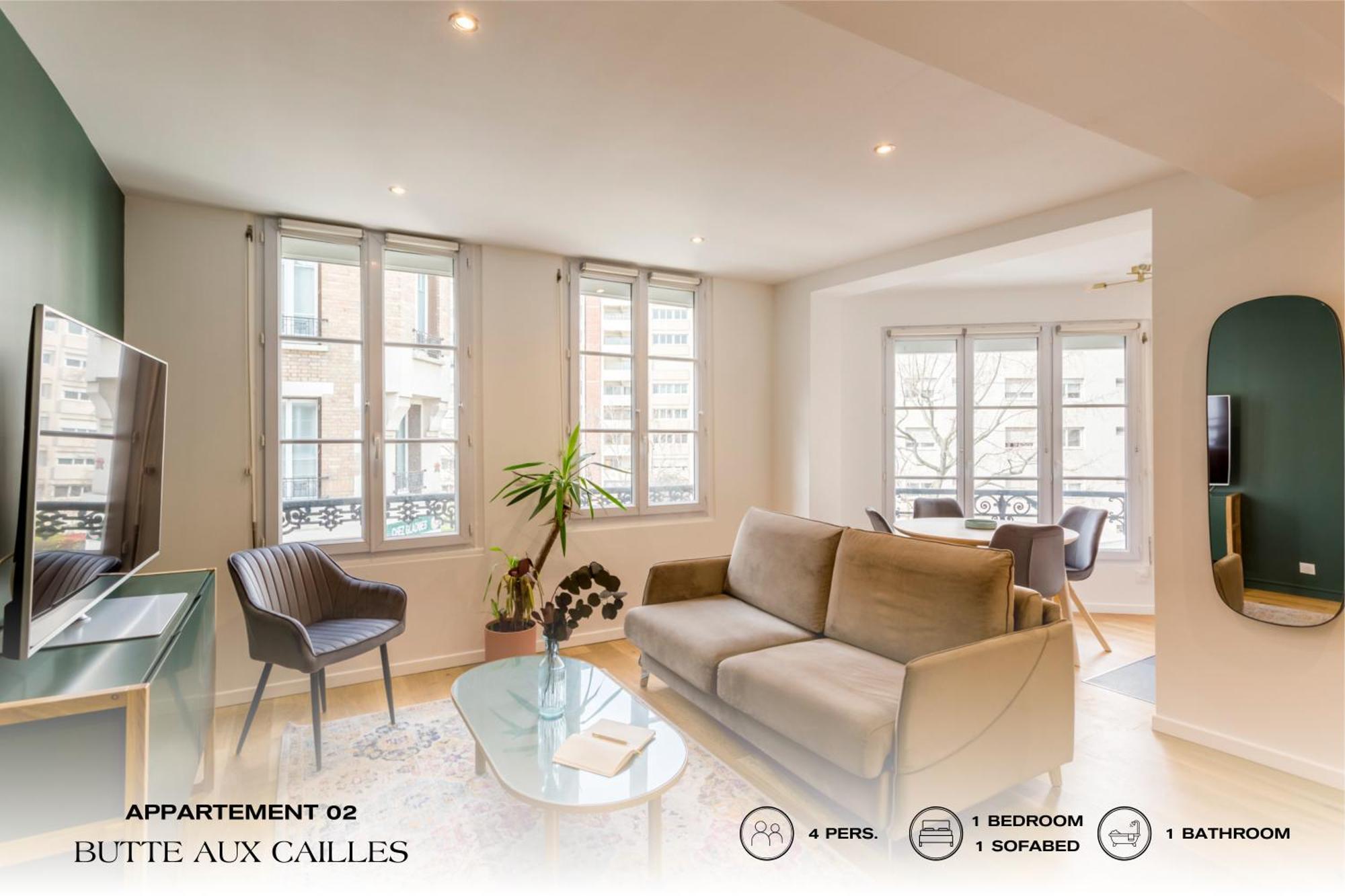 Апартаменты Beauquartier - Butte Aux Cailles I Париж Экстерьер фото